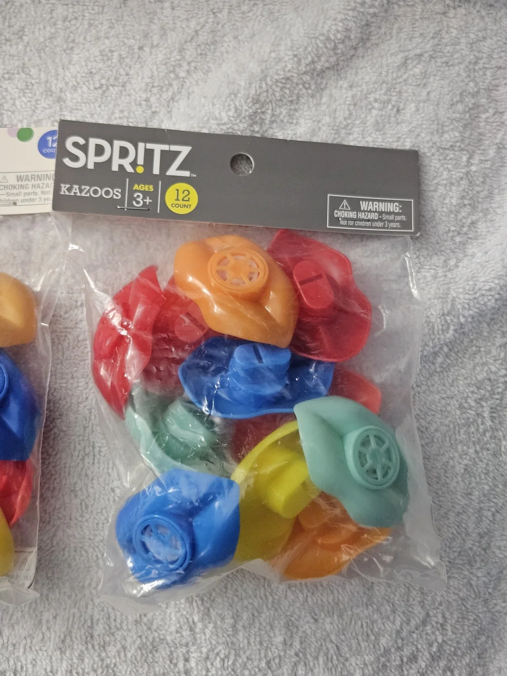 Spritz 24 CT Kazoo Party Favors Multicolor Lip Shaped Kids Birthday Goody Bag